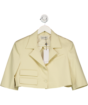 My Best Friend Beige Tyson Cropped Jacket UK 10