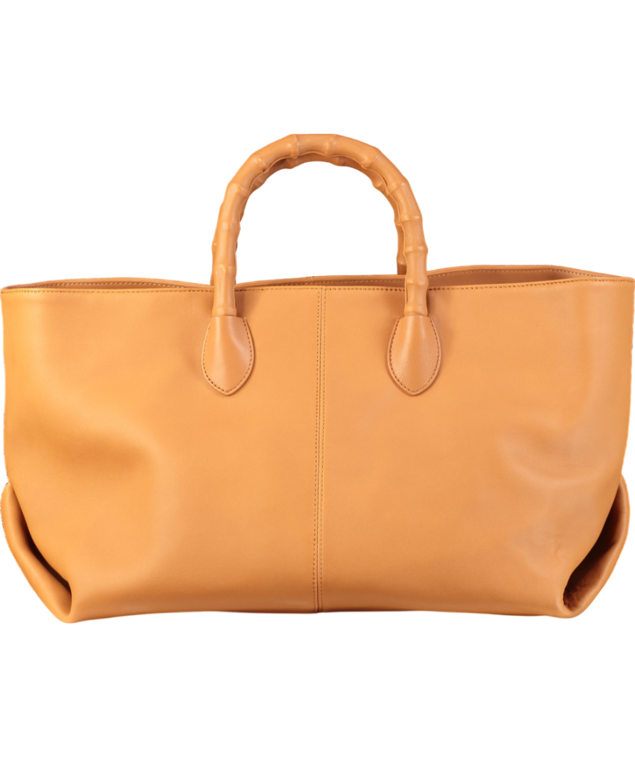 J.Mclaughlin Brown Melissa Leather Tote Bag One Size