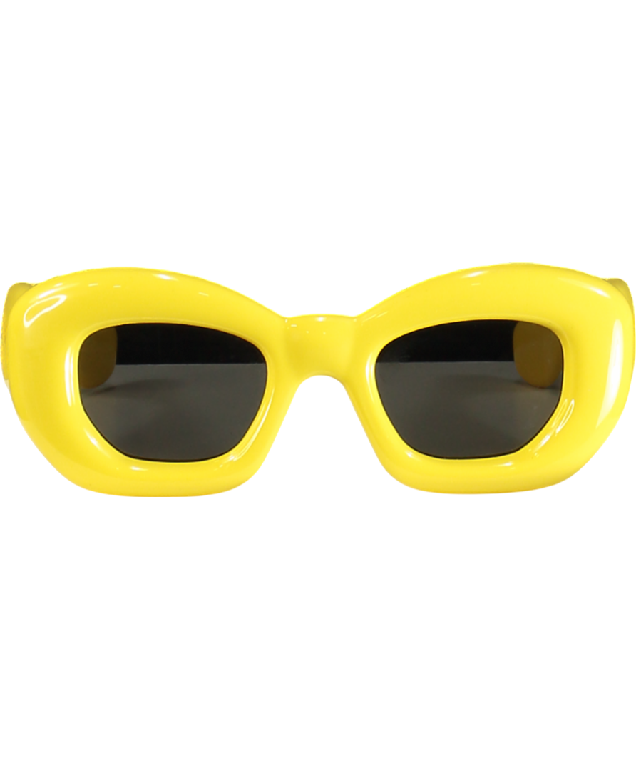 Loewe Yellow Inflated Cat-eye Sunglasses