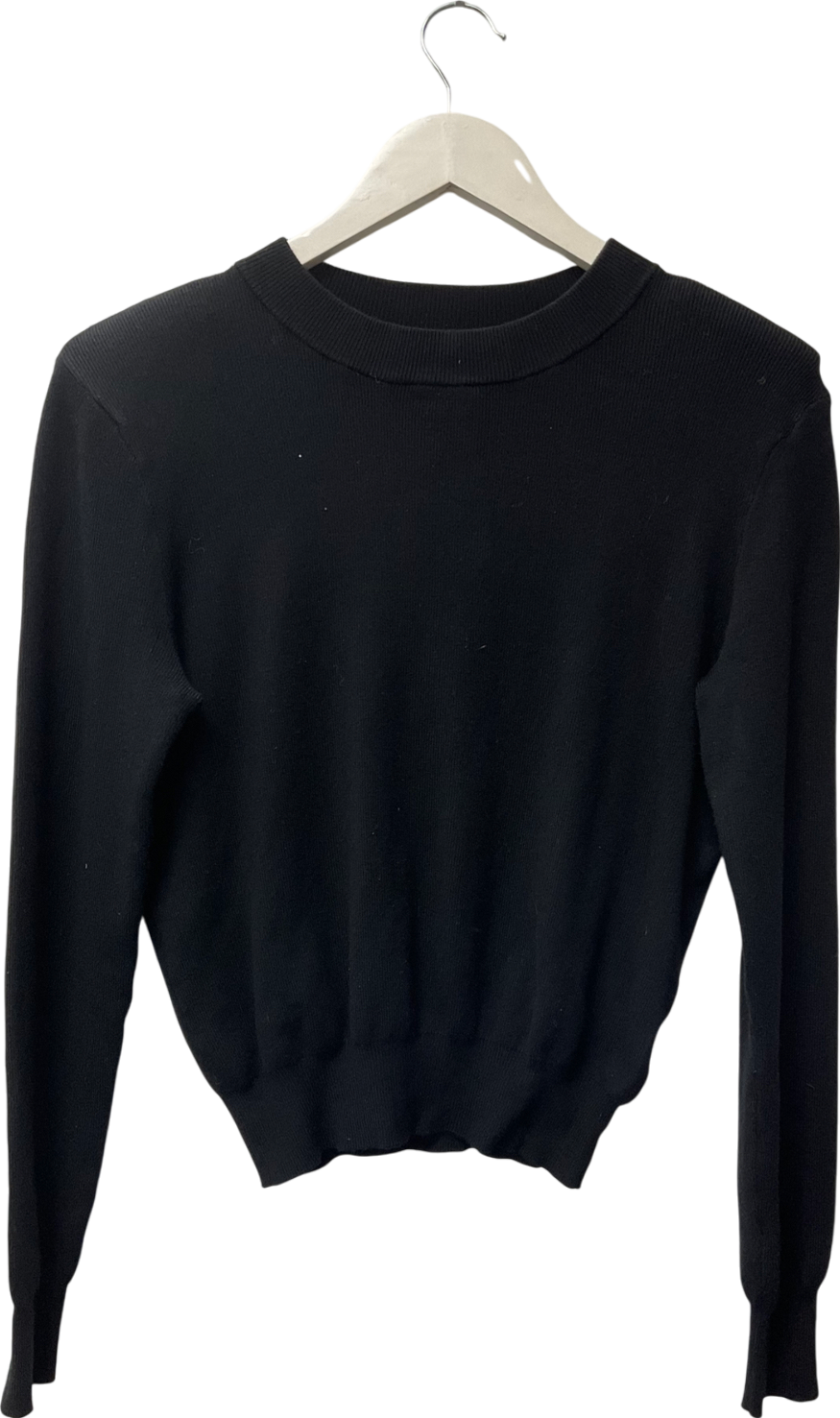 H&M Black Shoulder-pad Jumper UK S