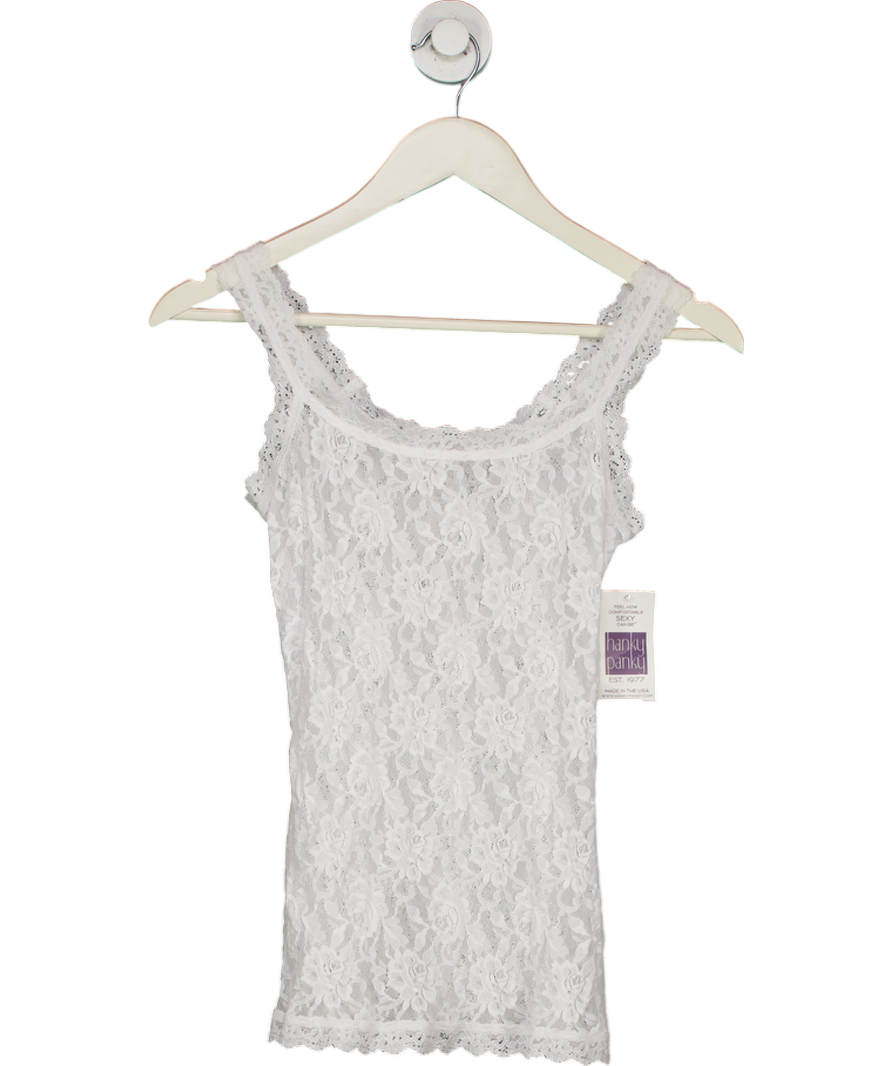 Hanky Panky White Signature Lace Classic Camisole UK L