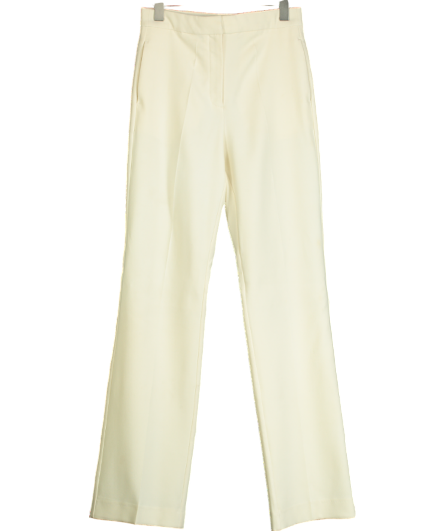 Remain Birger Christensen Cream Straight Leg Smart Trouser UK S