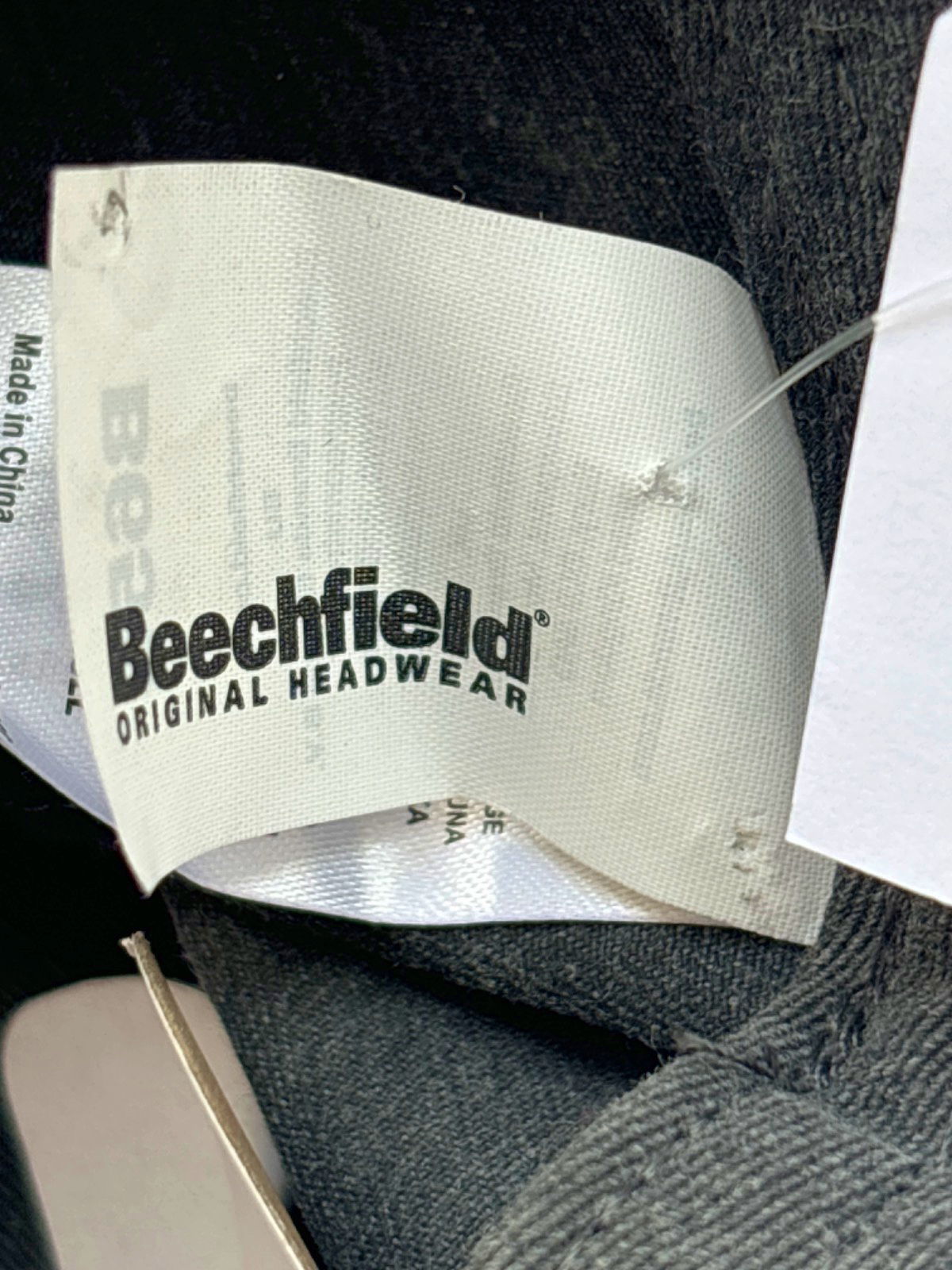 Blakely Black Denim Baseball Cap One Size