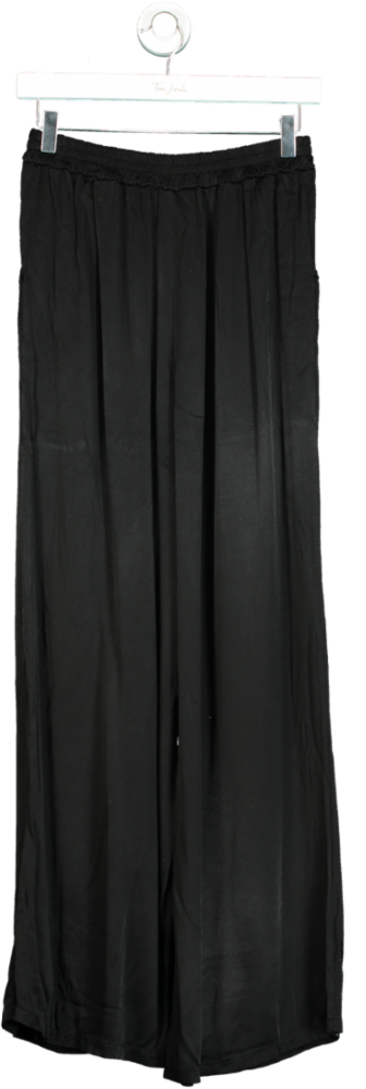 Verve Design Black Wide Leg Trousers UK M