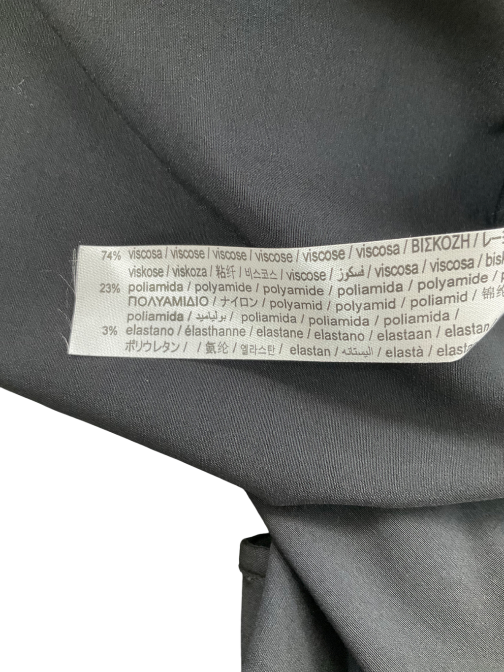 Bershka Black Sleeveless High Neck Mini Dress UK XS