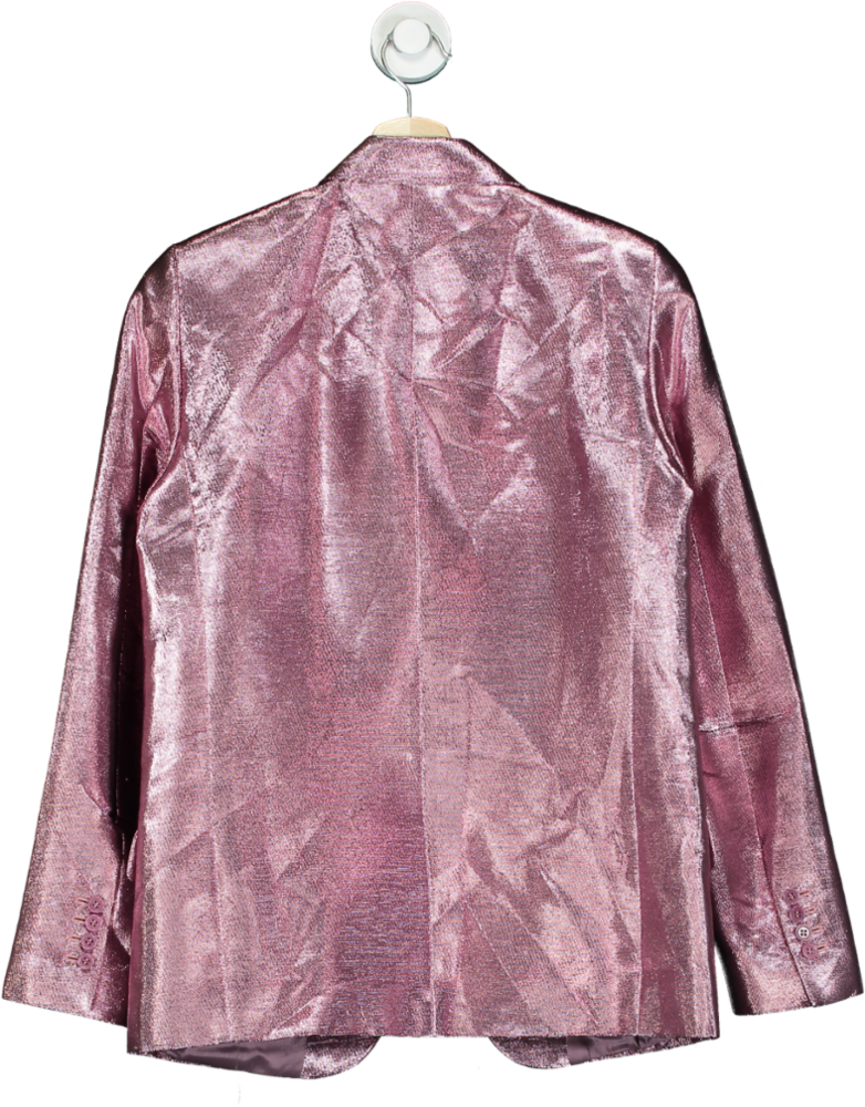 INDRESS Pink Metallic Blazer UK 6