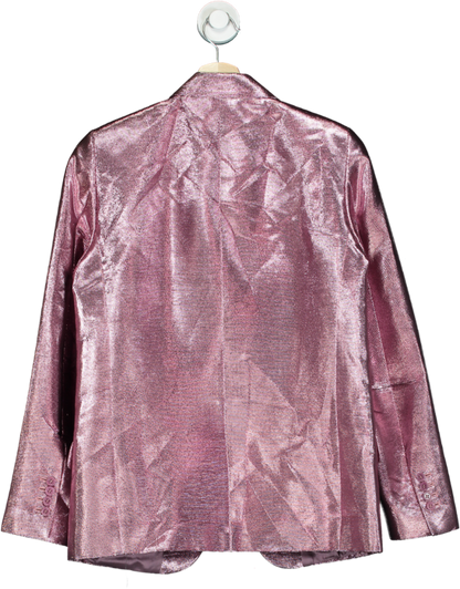 INDRESS Pink Metallic Blazer UK 6