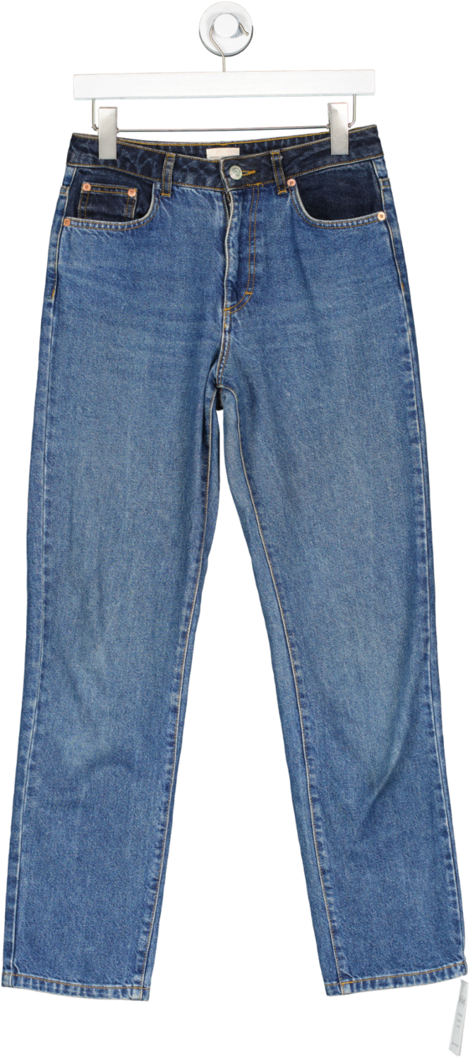 French Connection Blue Straight Leg Jeans UK 8