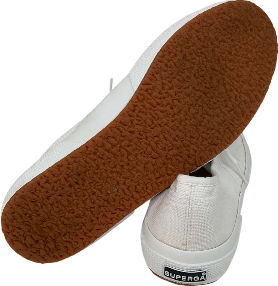 Superga White 2750 Cotu Classic Trainers UK 7 👠