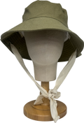 South Beach Green Khaki Bucket Hat One Size