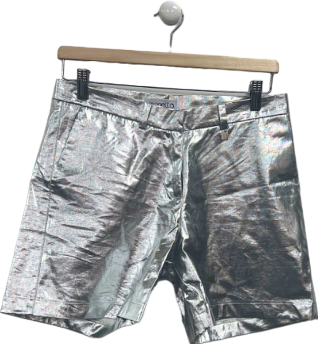 Simonetta Silver Metallic Shorts 14+