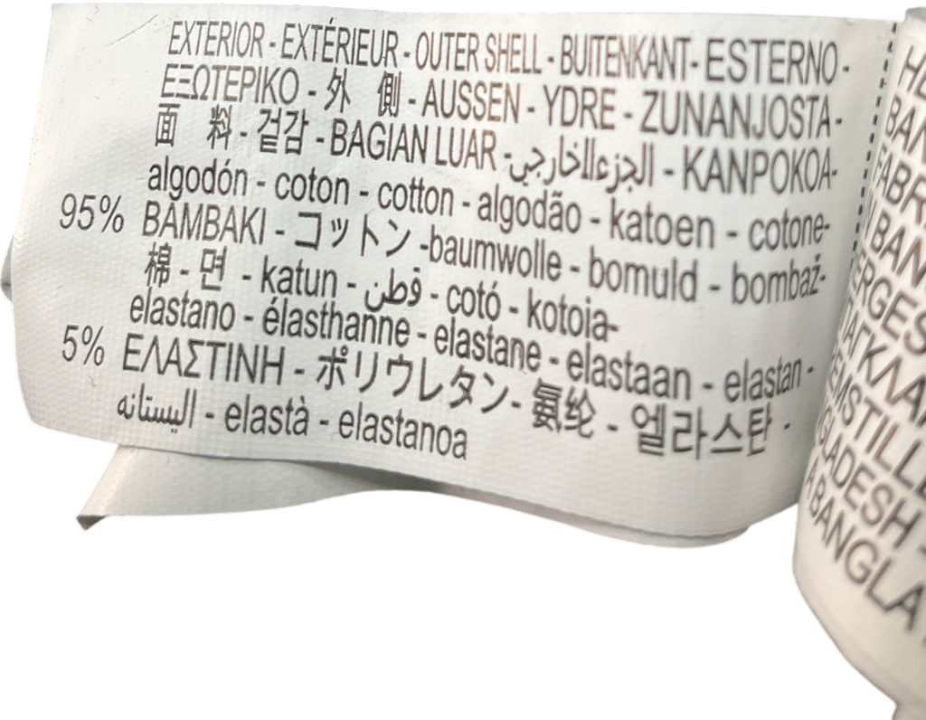 ZARA Grey Distressed Look Tank Top UK S