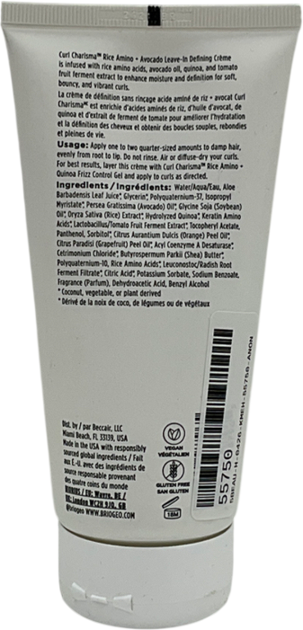 Briogeo Curl Charisma Rice Amino And Avocado Leave–in Defining Crème 177ml