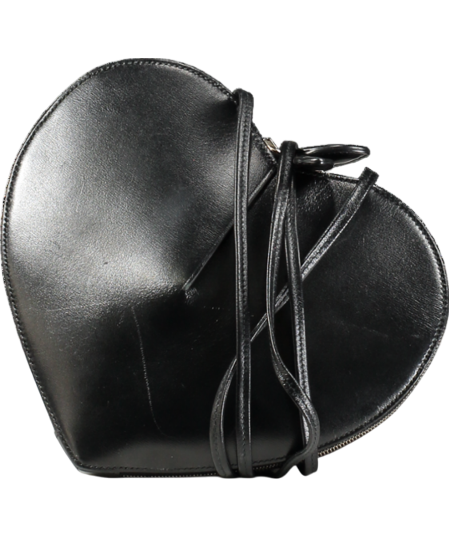 ALAIA Black Le Cœur Heart Shaped Bag In Calfskin