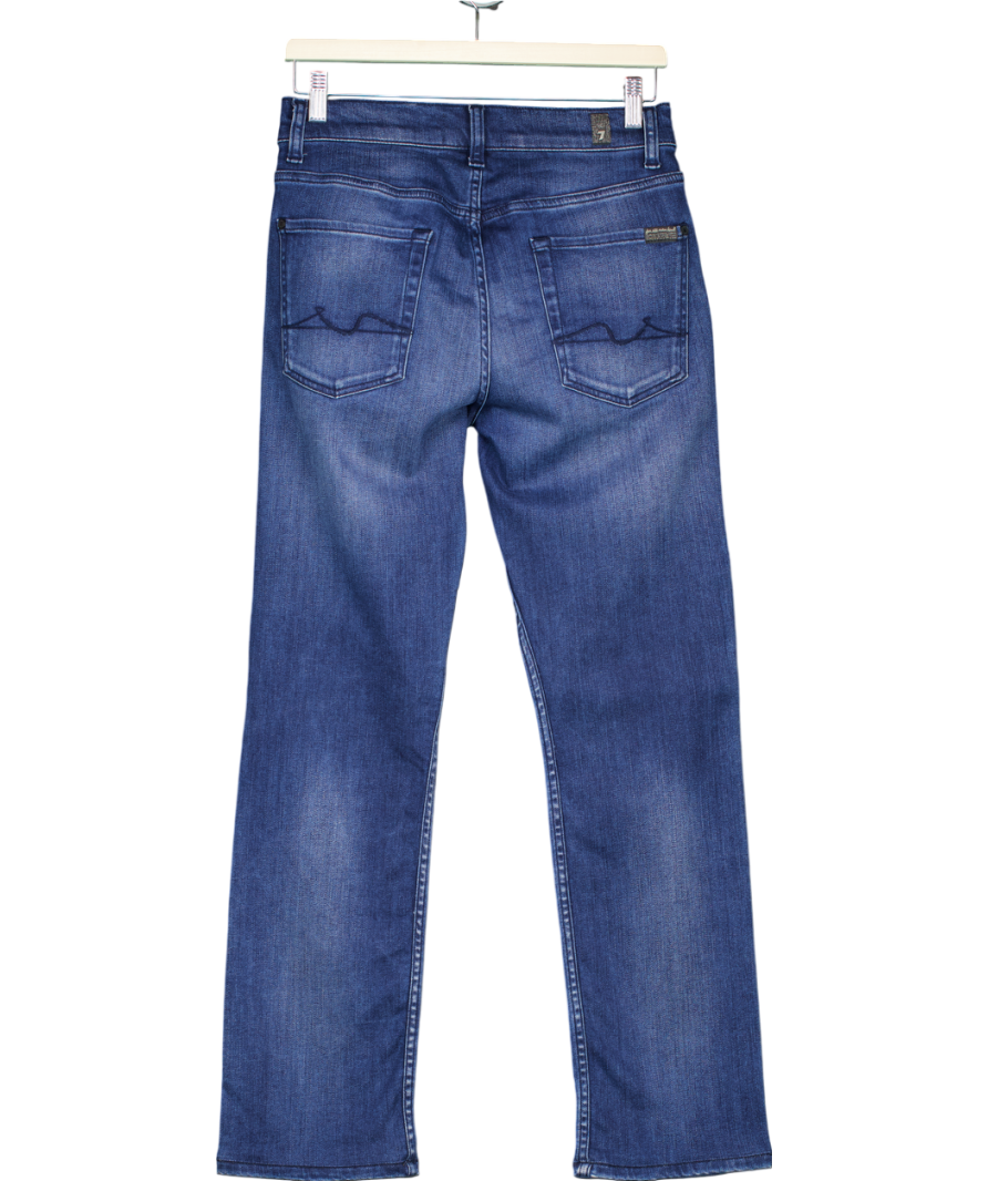 7 For All Mankind Dark Blue Slimmy Stretch Jeans W29