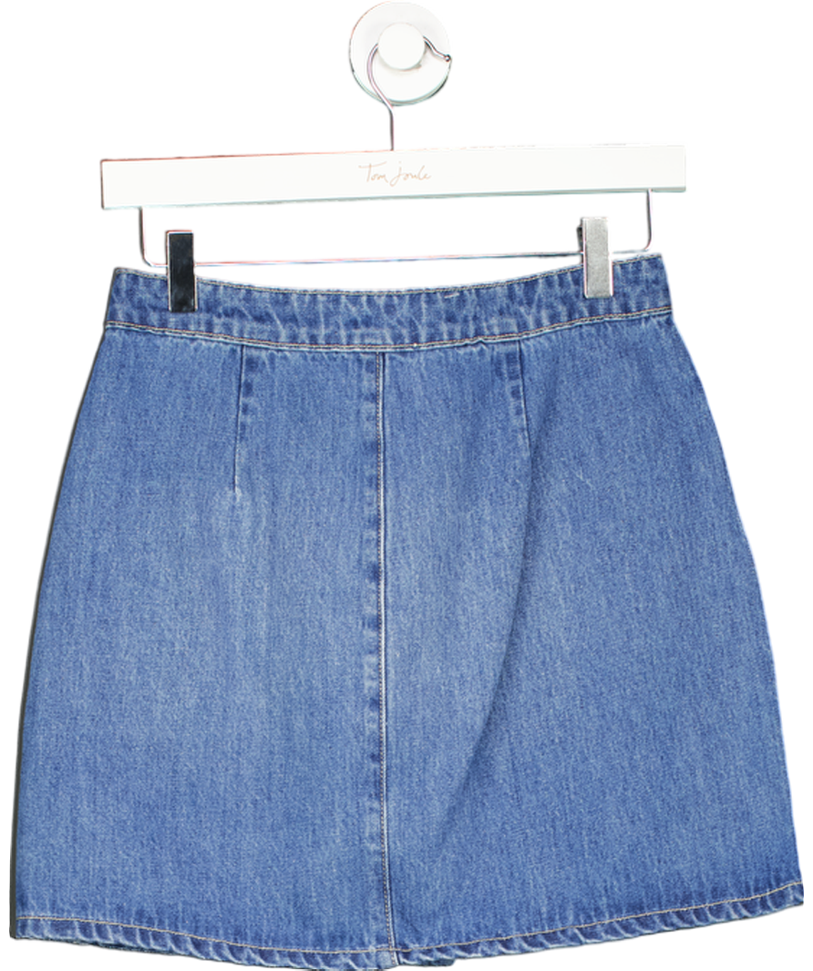 L'agence Blue Kris Denim Mini Skirt W24