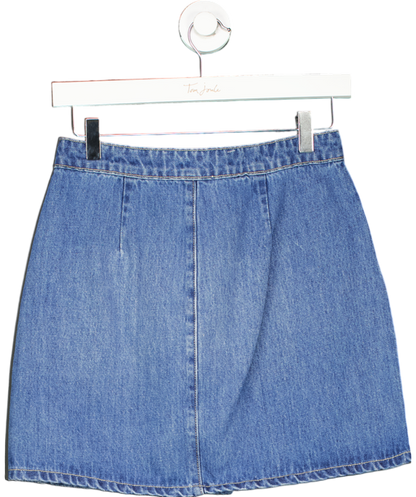 L'agence Blue Kris Denim Mini Skirt W24