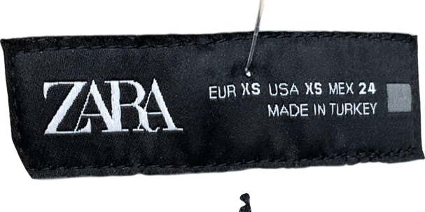 ZARA Brown Satin Leopard Print Skirt UK XS