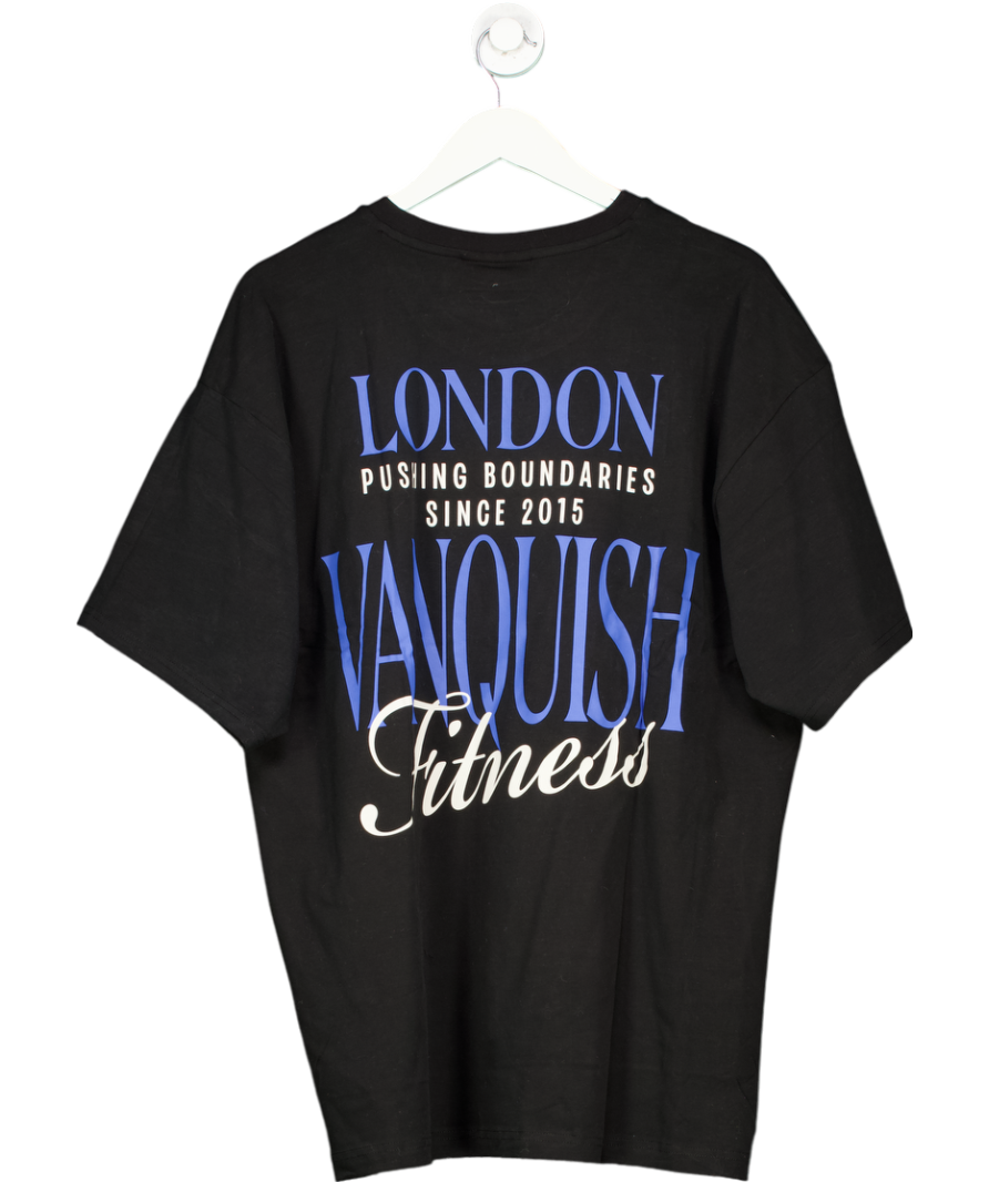 Vanquish Black Tsp Pushing Boundaries Oversized T Shirt UK M