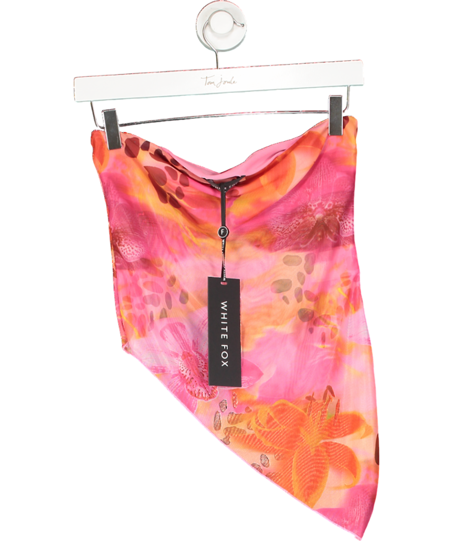 White Fox Pink Free Out Here Strapless UK M