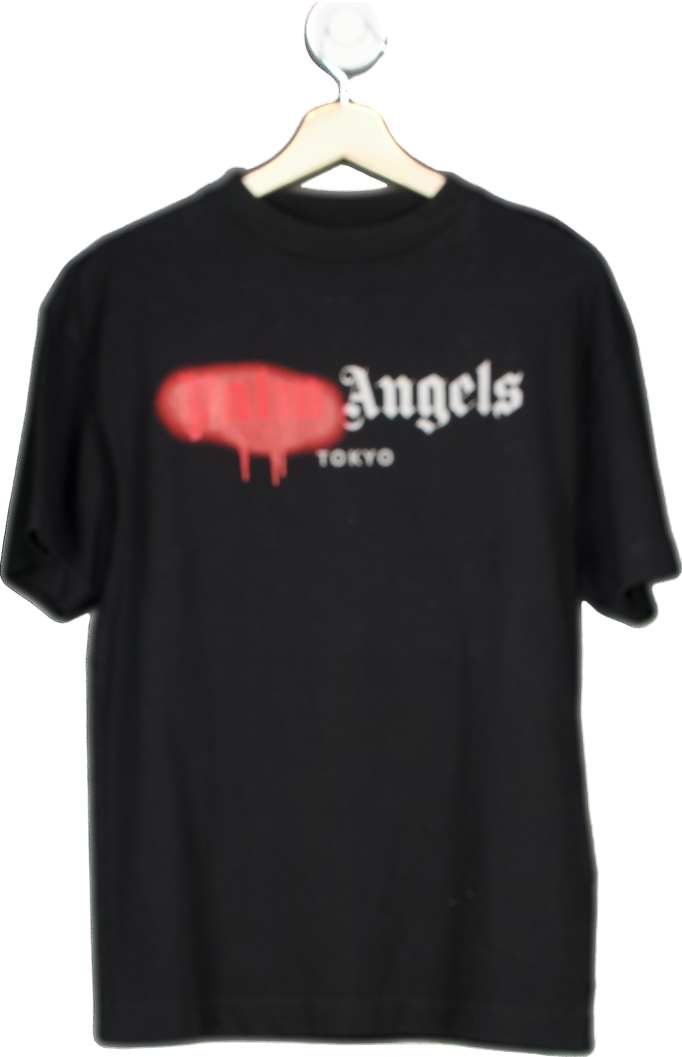 Palm Angels Tokyo Sprayed Logo Tee UK XS