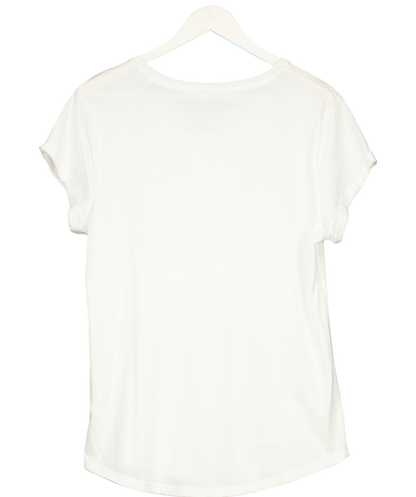 Eleven Loves White Au Contraire Paris 100% Cotton T-shirt UK L