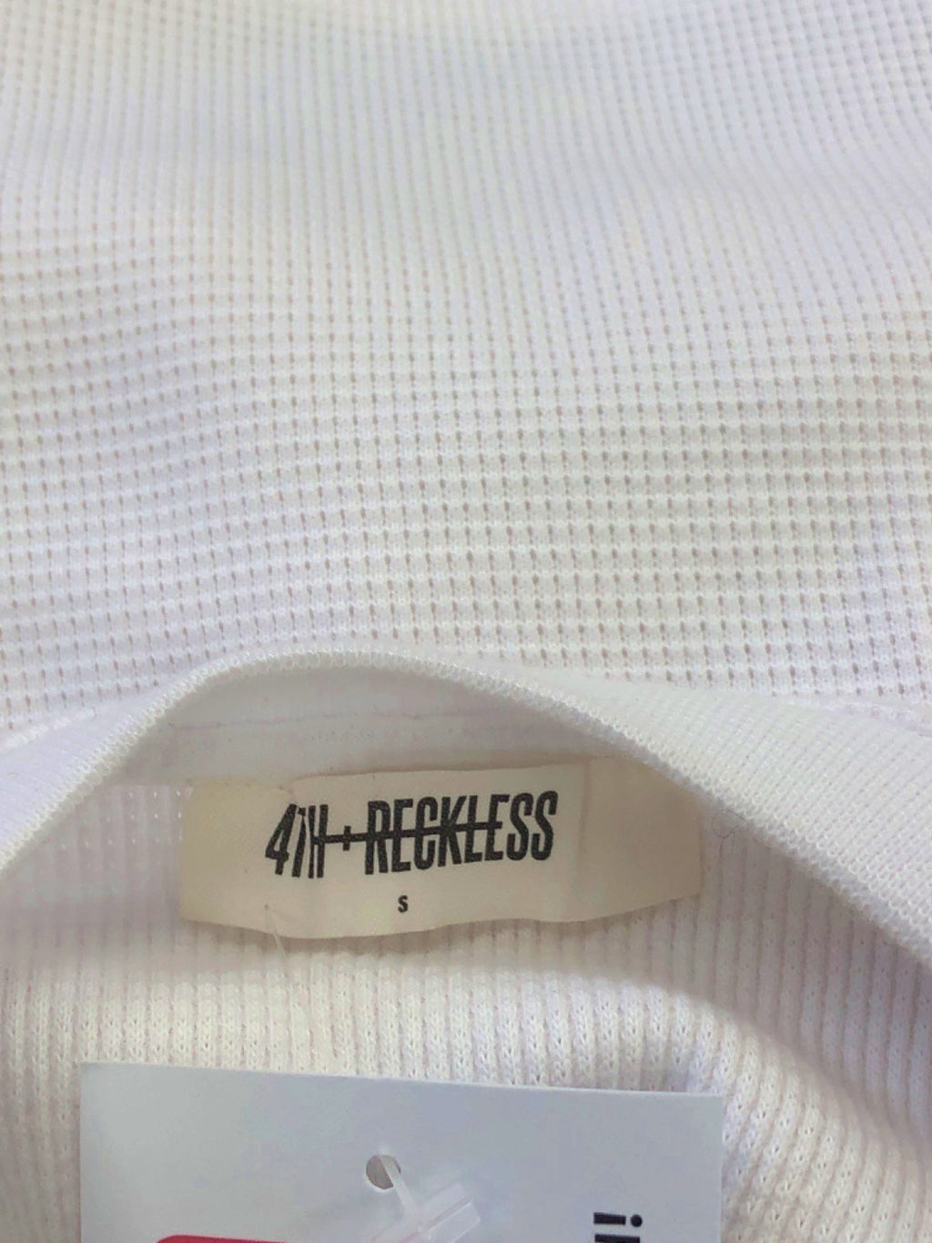 4TH RECKLESS White Sunday Print Top and Shorts Set UK S