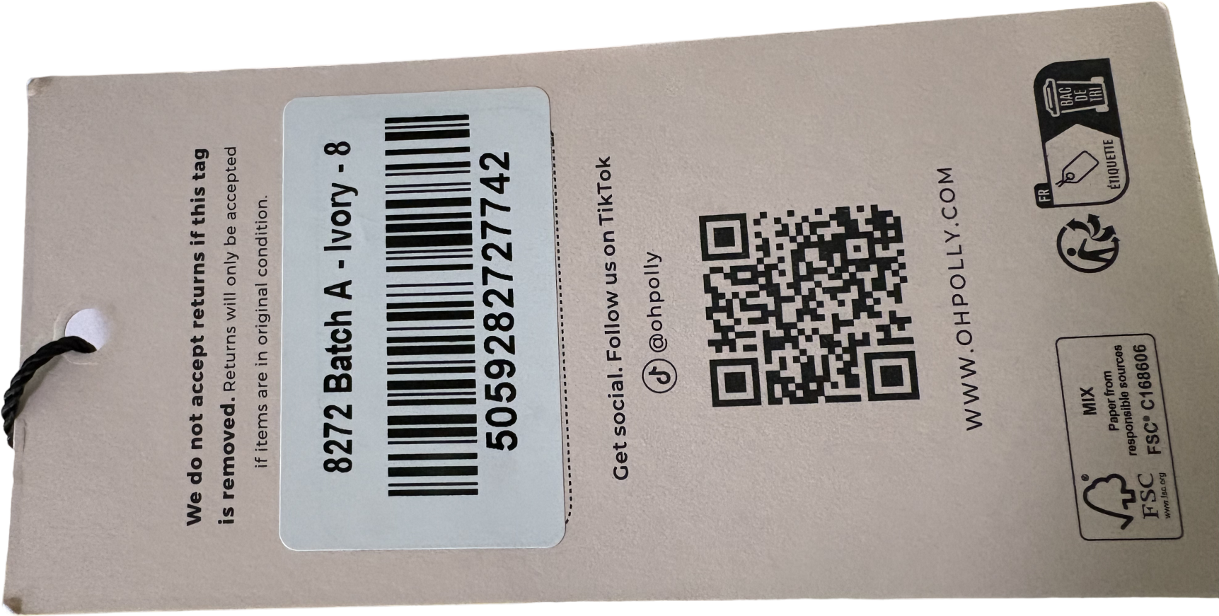 Oh Polly Ivory Midi Dress UK 8