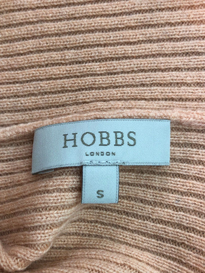 Hobbs Orange Ribbed Knit Tube Top Small