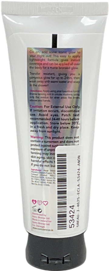 iconic bronze Luxury Instant Tan Medium Matte 100ml