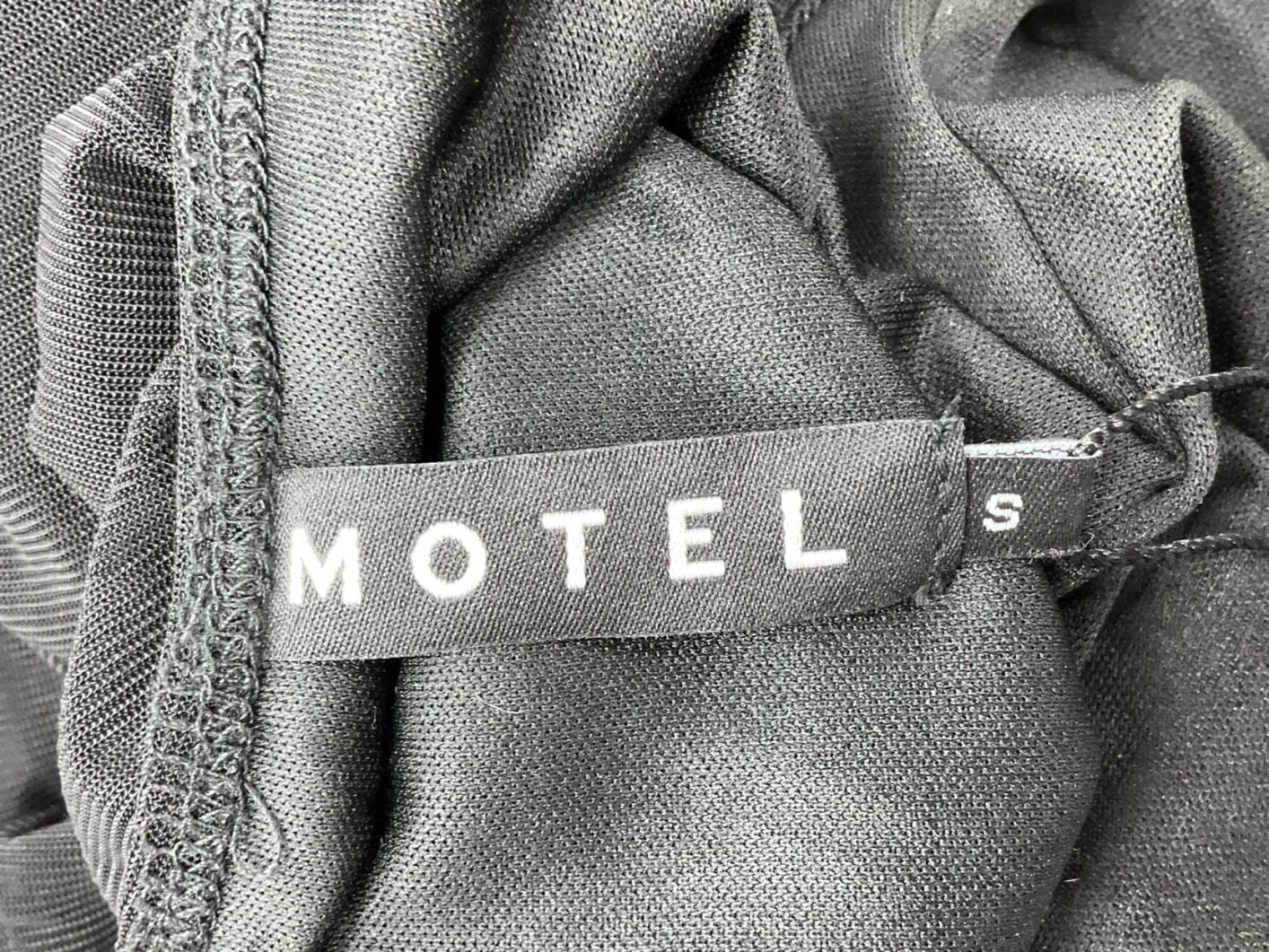 Motelrocks Black Asmala Halterneck Maxi Dress UK S