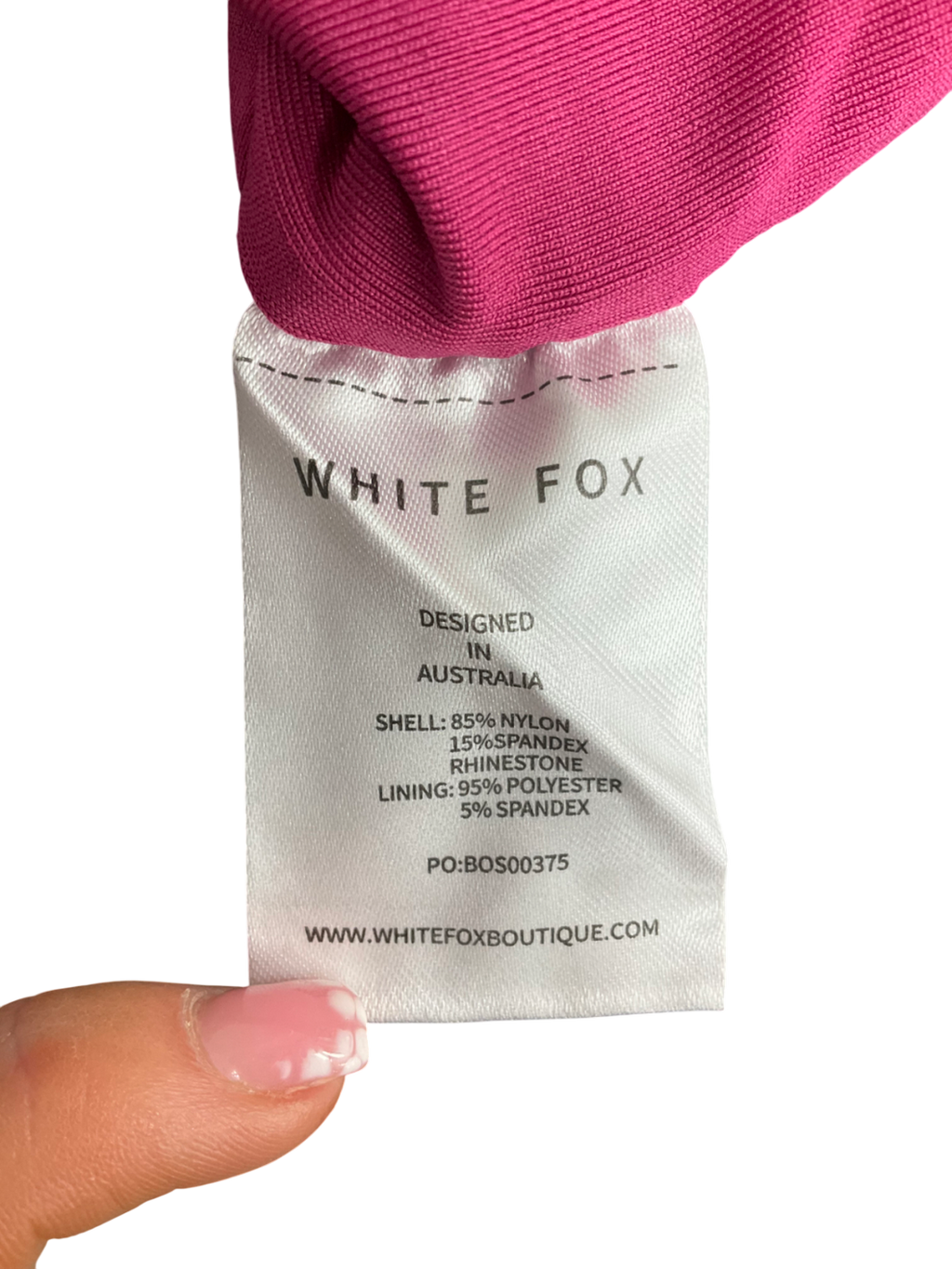White Fox Purple Burning Bridges Halter Neck Top UK L