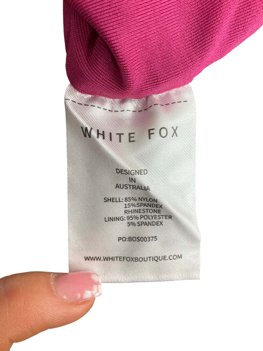 White Fox Purple Burning Bridges Halter Neck Top UK L