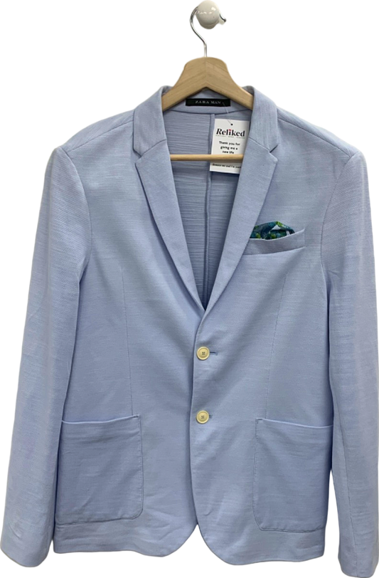 Zara Man Light Blue Blazer EU 52 UK 42" Chest