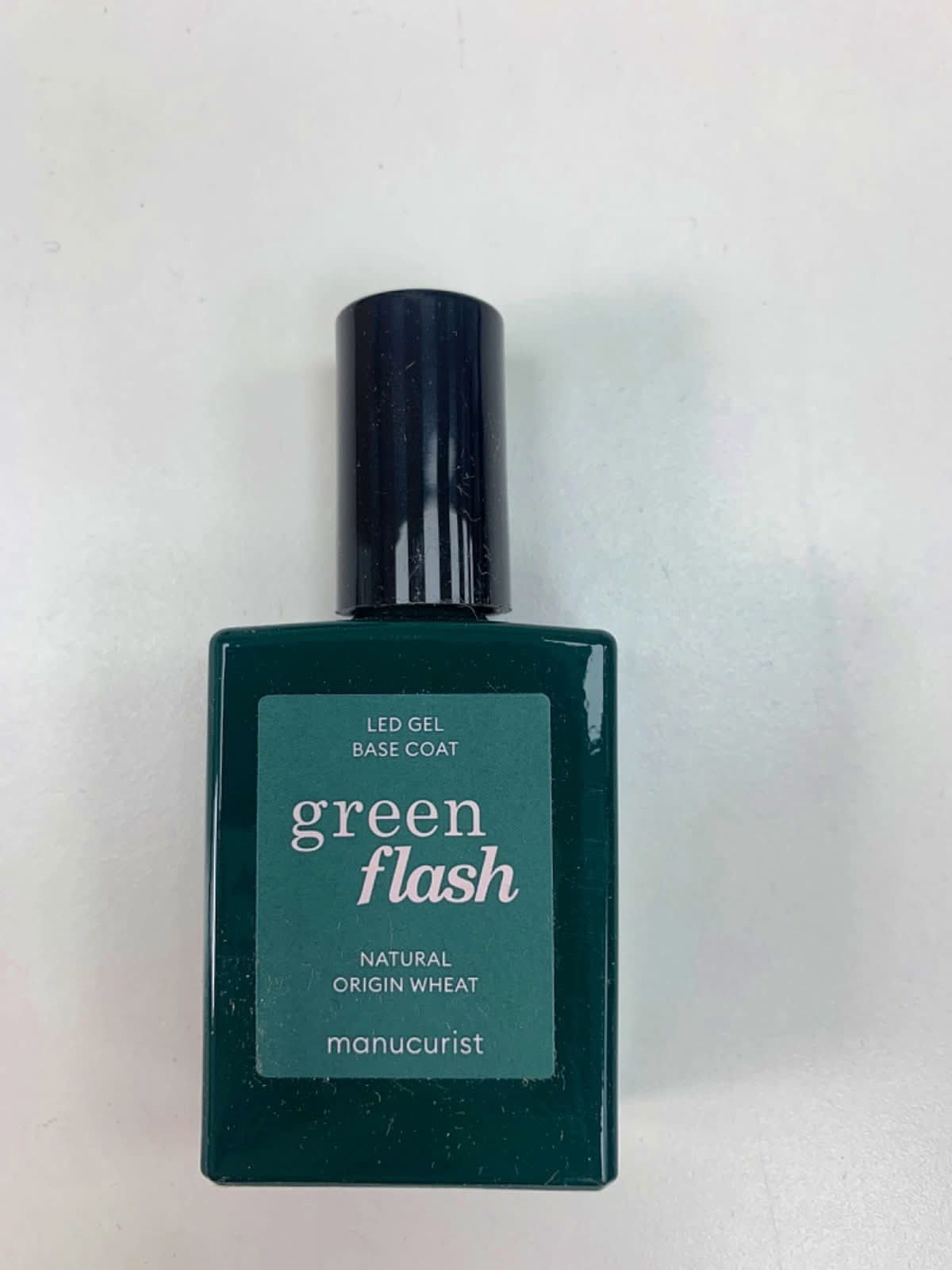 Manucurist Green Flash Nail Polish Remover and LED Gel Nail Lacquer Top and Base Coat Kit  100 ml