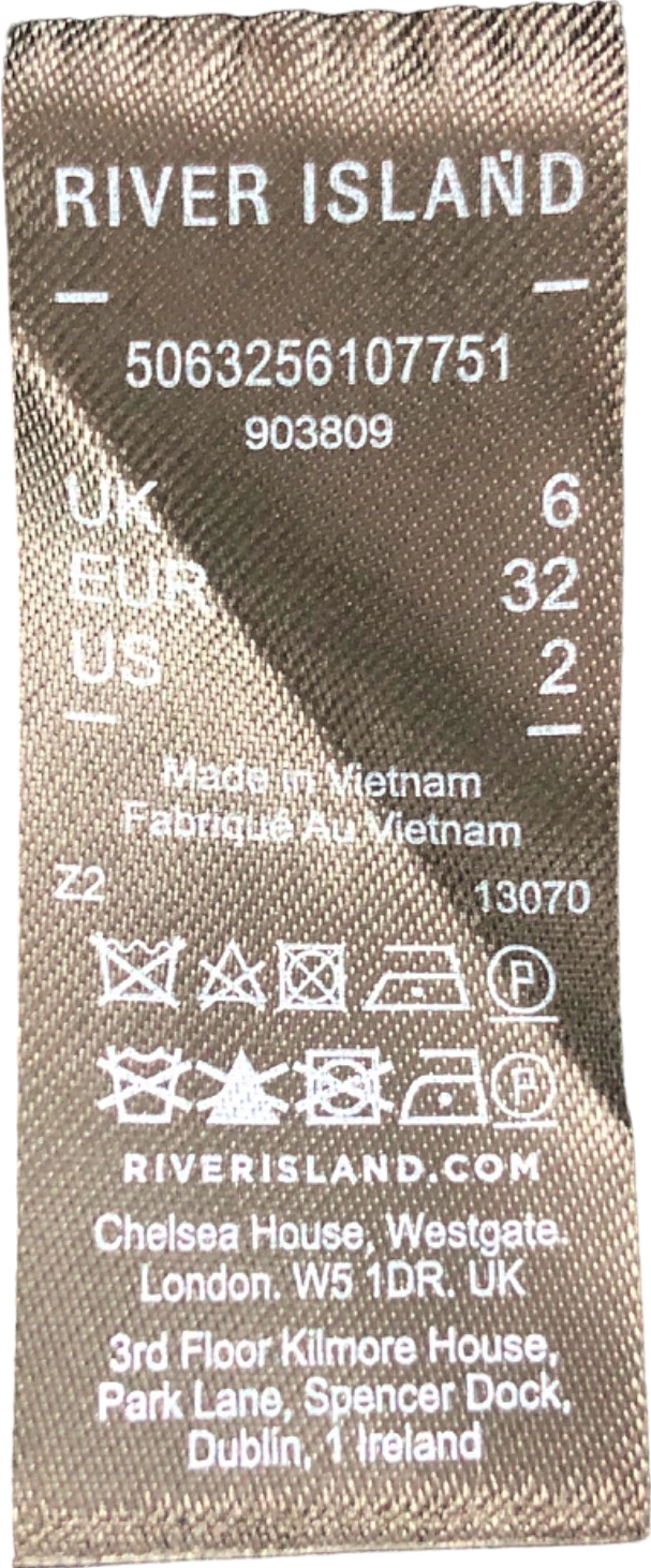 River Island Black Blazer Jacket UK 6