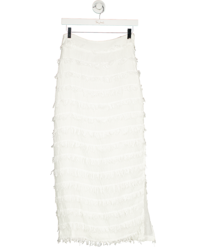 Jan & Nova White Long Skirt UK S