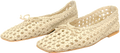 ASOS Cream Lysandra Leather High-vamp Ballets UK 4 EU 37 👠