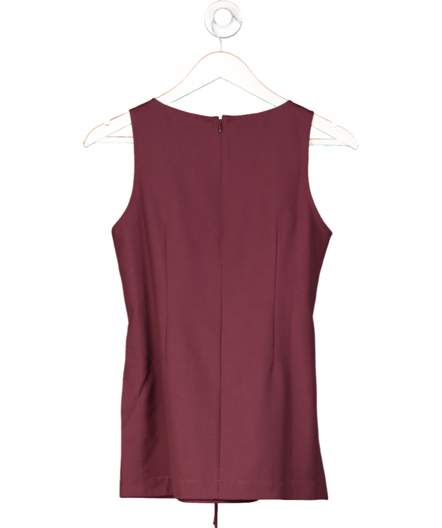 Faithfull Red Emilie Top Bordeaux UK XS