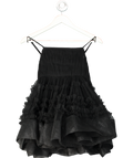 Lace & Beads Black Bethan Structured Tulle Mini Dress UK 6