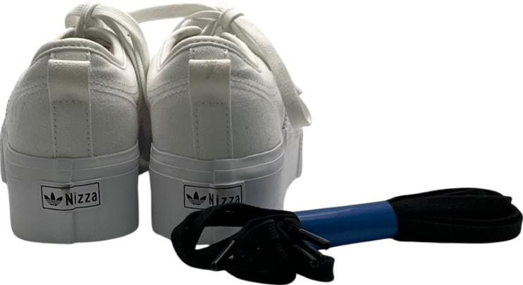adidas White Originals Nizza Platform Trainers UK 4 EU 37 👠