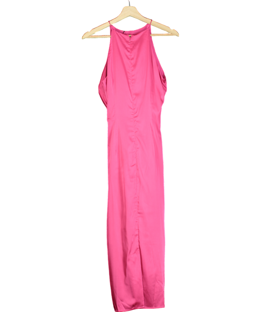 Andrea Iyamah Pink Reli Midi Dress UK 6