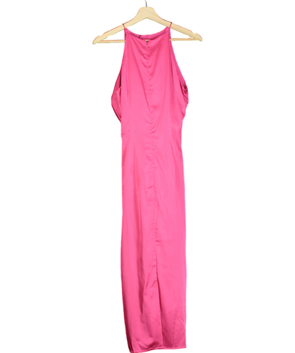 Andrea Iyamah Pink Reli Midi Dress UK 6