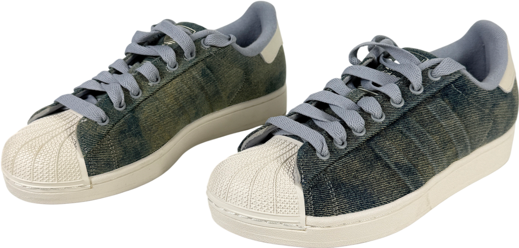 ADIDAS Blue Superstar Ii Trainers UK 10 EU 44