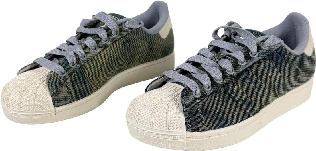 ADIDAS Blue Superstar Ii Trainers UK 10 EU 44