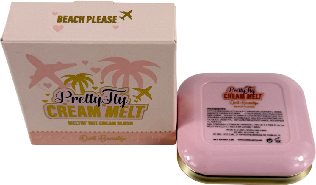 Doll Beauty Pretty Fly Cream Melt Blusher Beach Please 3.8g