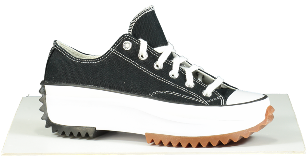 Converse Black/White Cons Run Star Hike OX UK 7 EU 40