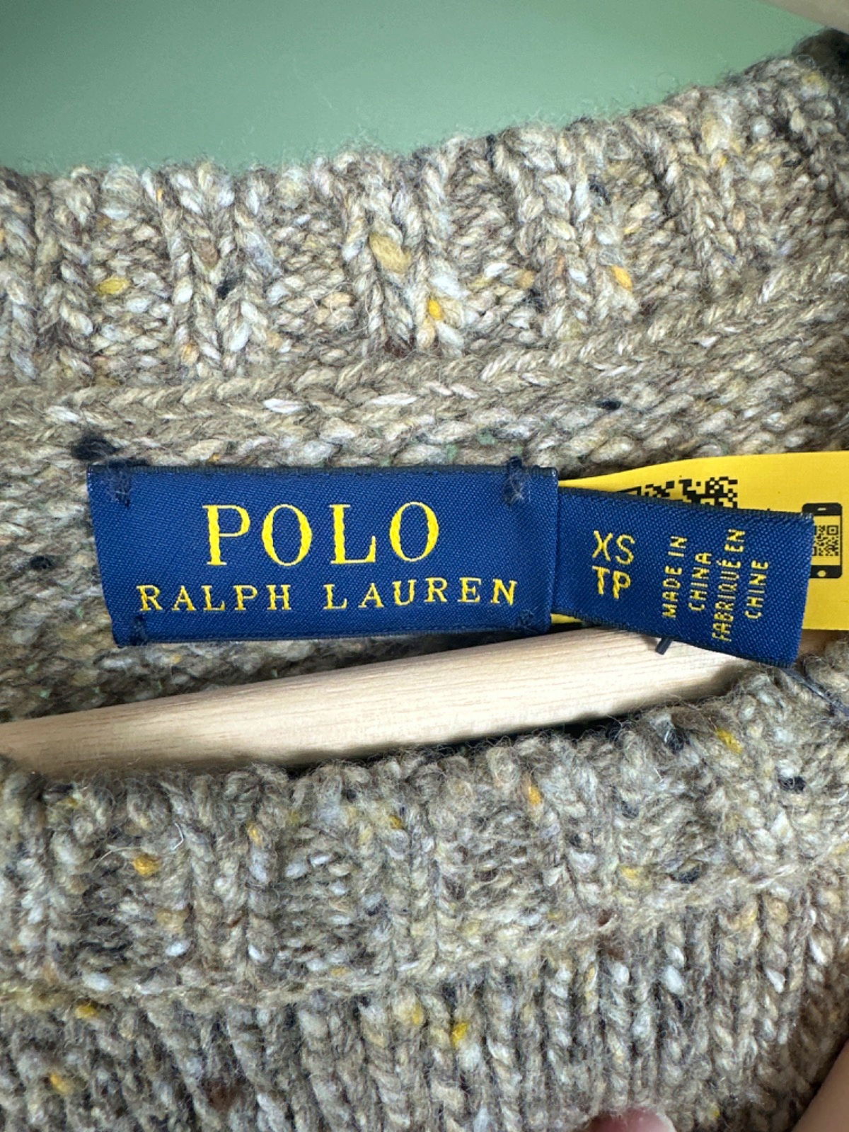Polo Ralph Lauren Cashmere/Wool Blend Logo Sweater XS