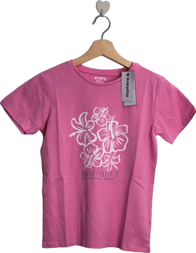 Everyday Pink Floral Print T-Shirt UK 12 Years