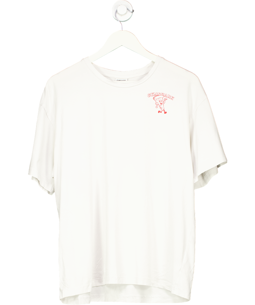 gymshark White Gymshark Pizza Co. Oversized UK M